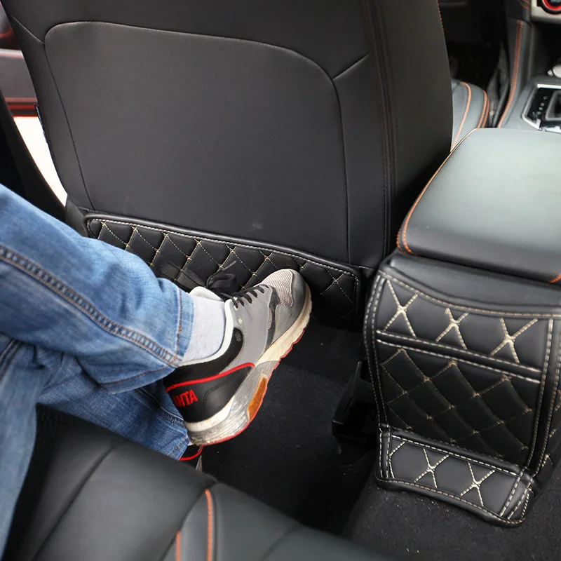 QCBXYYXH 3 шт. PU сиденье для салона автомобиля протектор боковой край защитная накладка для Subaru XV наклейки автомобиля анти-удар коврик для автомобиля
