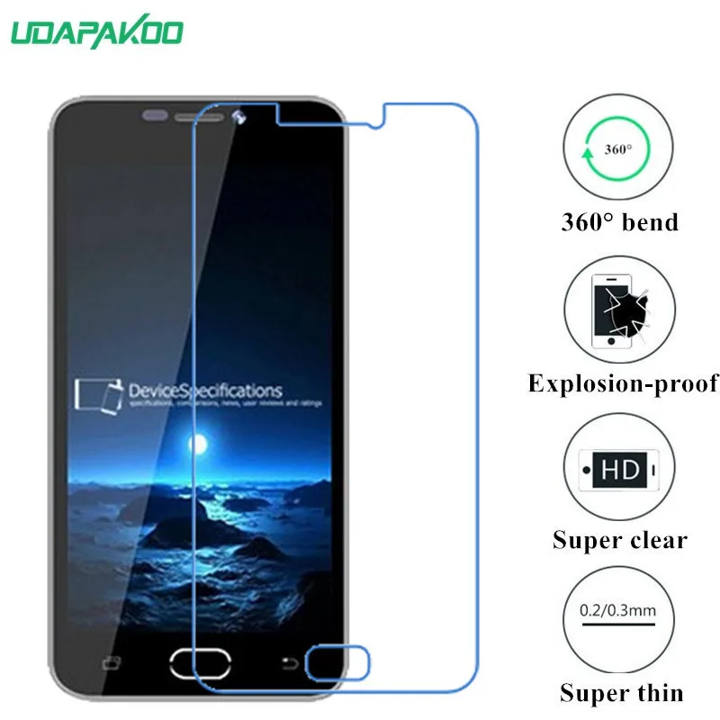 

udapakoo clear Tempered (soft glass) film for Blackview bv2000 Nano Explosion-proof glass Screen Protector
