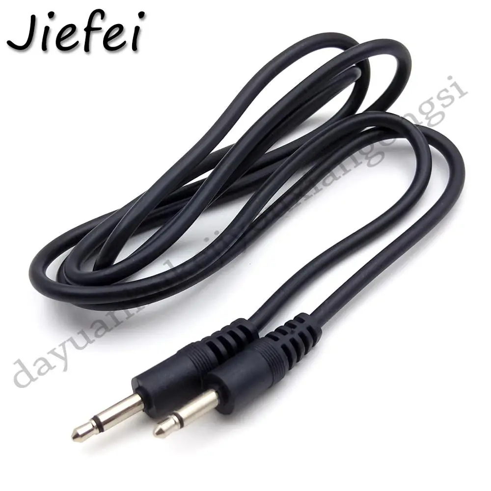 

1pcs 20cm 30cm 50cm 100cm Nickel 3.5mm 1/8" Male Mini Plug To Male Monaural Mono Audio Extension Cable