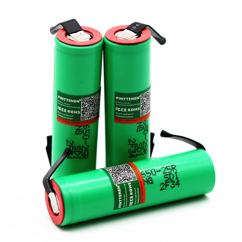 2 ~ 10 шт Новый оригинальный 18650 2500 mAh аккумулятор INR1865025R 3 6 V разрядка 20A специальная