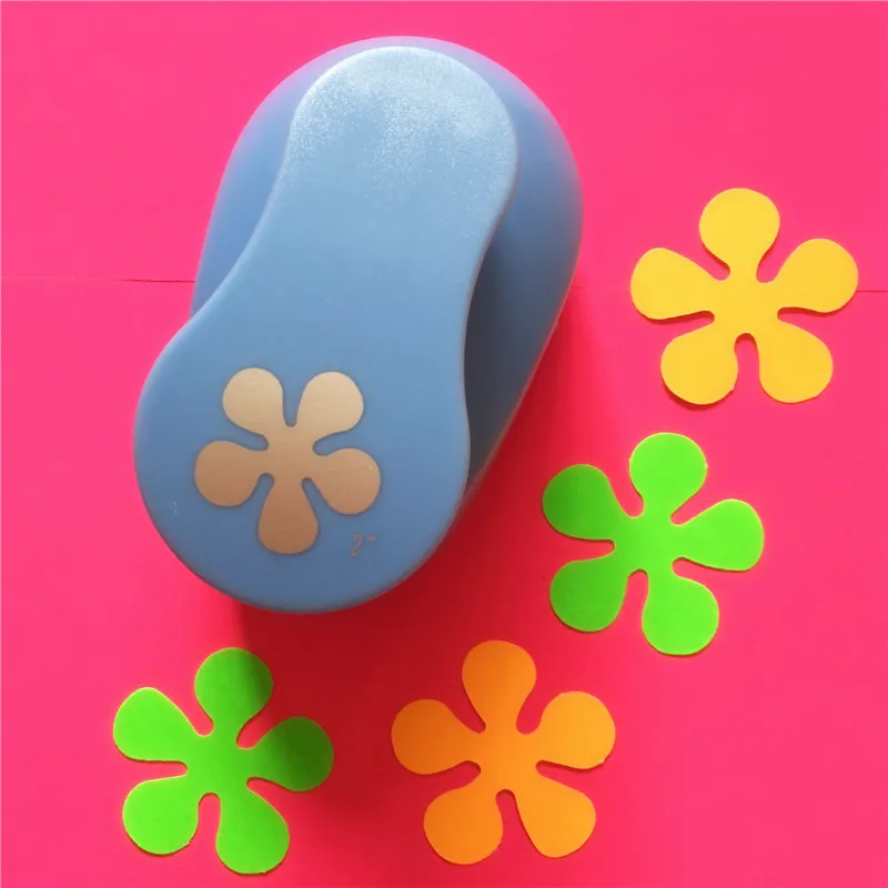 Free Shipping 2 inch Flower shape of EVA foam punch scrapbook punches