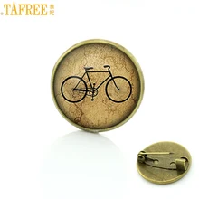 TAFREE Marca 2017 nuevo estilo broches vintage Bicicleta de la Bici deportes ocasionales ciclismo amor pins insignia hombres mujeres joyería ciclista SP440