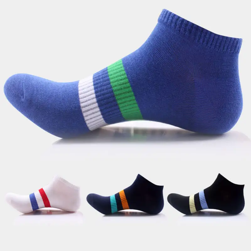

4 Pairs Men's Sport Socks Ankle Crew Quarter Combed Socks Low Cut Sport Socks Cycling Bowling Camping Hiking Sock 4 Color
