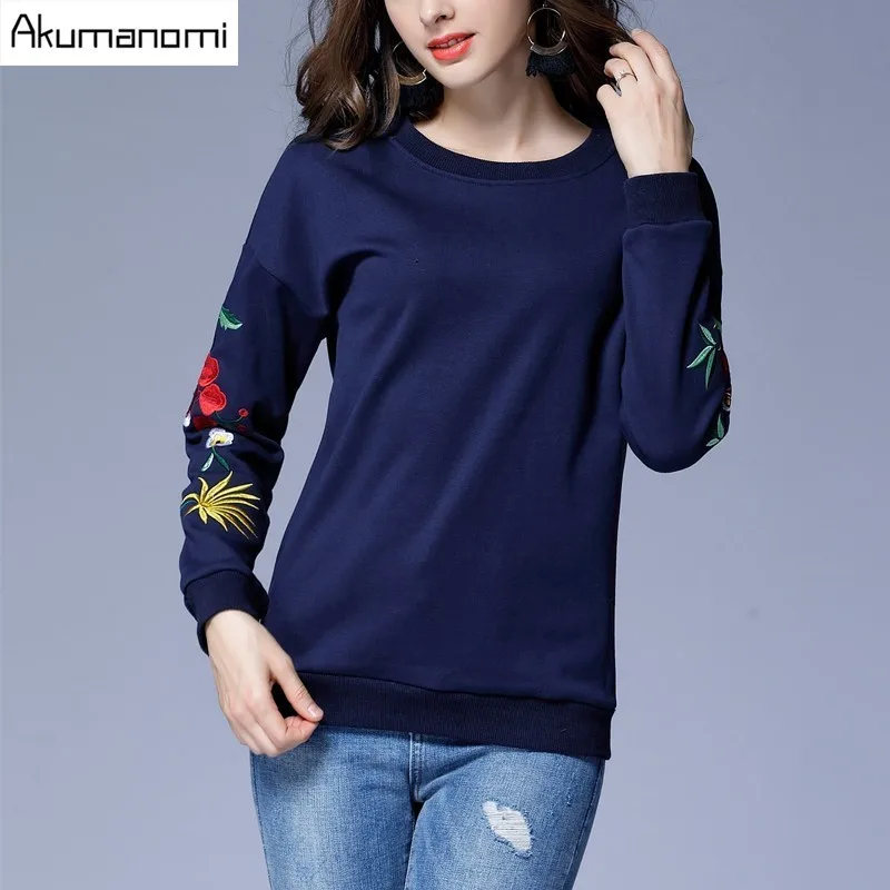 black royal blue sweatshirt