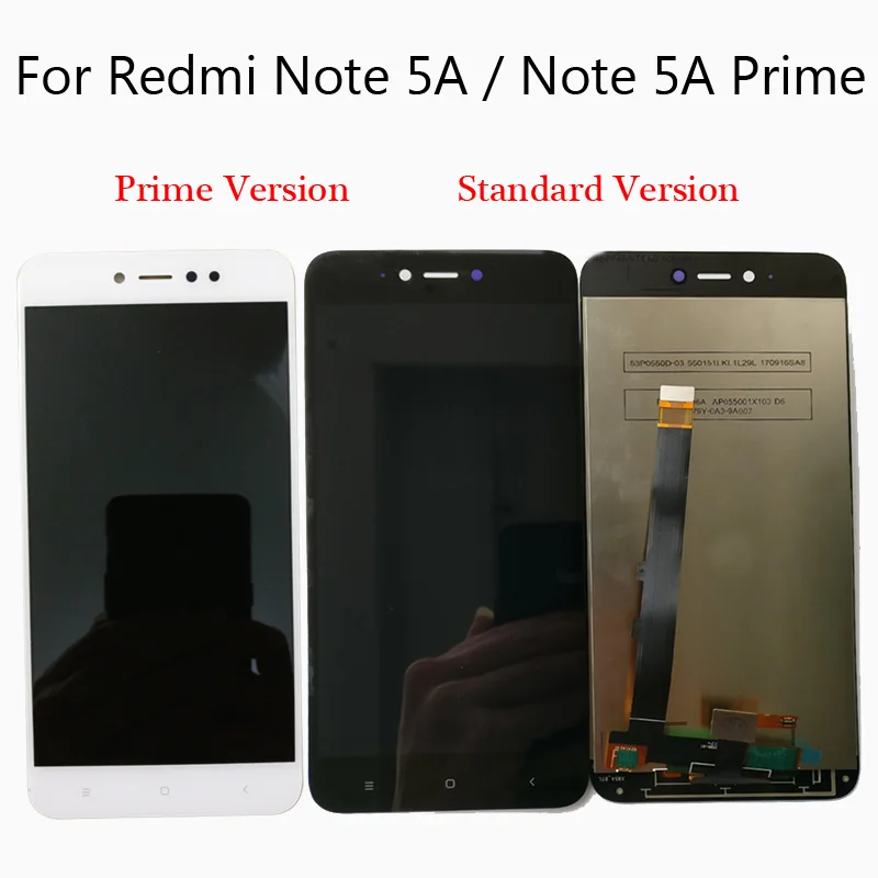 ЖК-дисплей для Xiaomi Redmi Note 5A MDG6 / Prime MDG6S полный с дигитайзером сенсорного экрана в