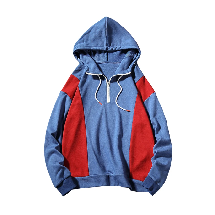 Half Zipper Pullover Hoodie Men Streetwear Modis Mens Hoodies Hip Hop ...