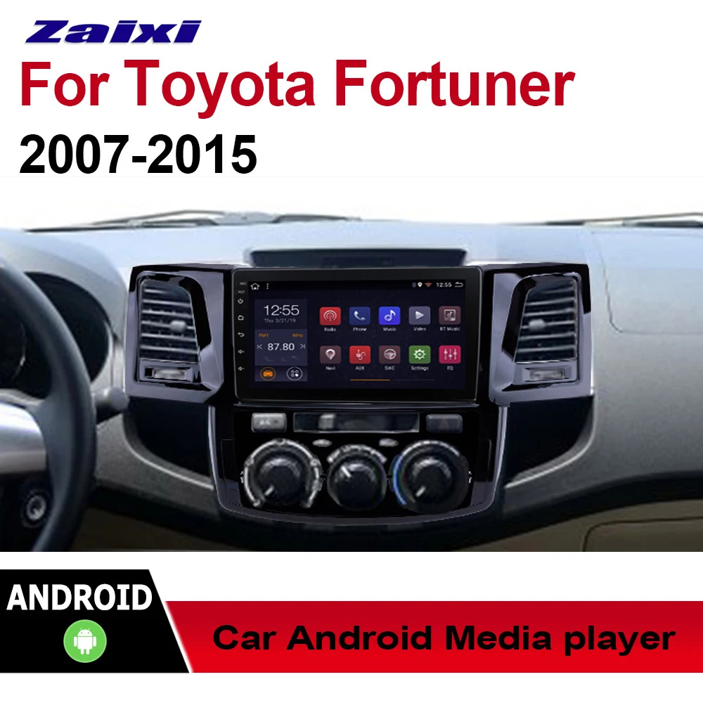 

ZaiXi 2 Din Car Multimedia Player Android Auto Radio For Toyota Fortuner 2007~2015 DVD GPS Bluetooth WiFi HD Screen Navi WIFI