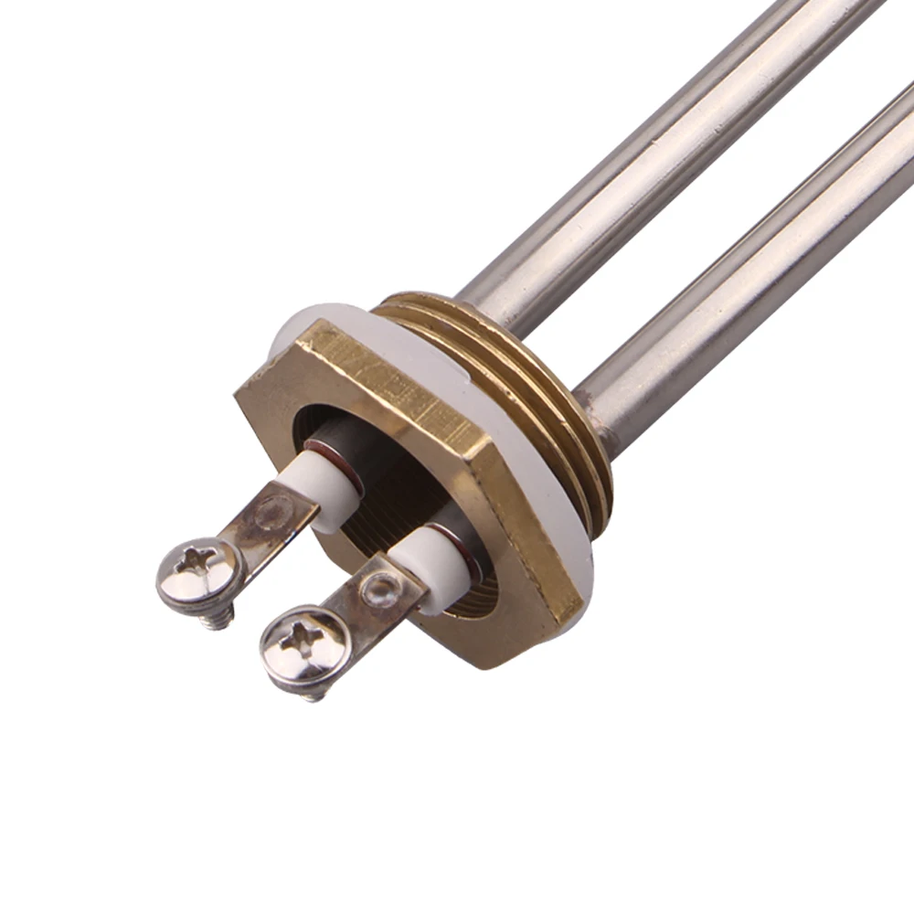 DERNORD Water Heater 220v 750w 1000w 1500w DN25 SUS304 Electrical Heating Element Immersion Tube Water Heater Element water heating rod,electric water heater device,cartridge heaters,water heater fittings