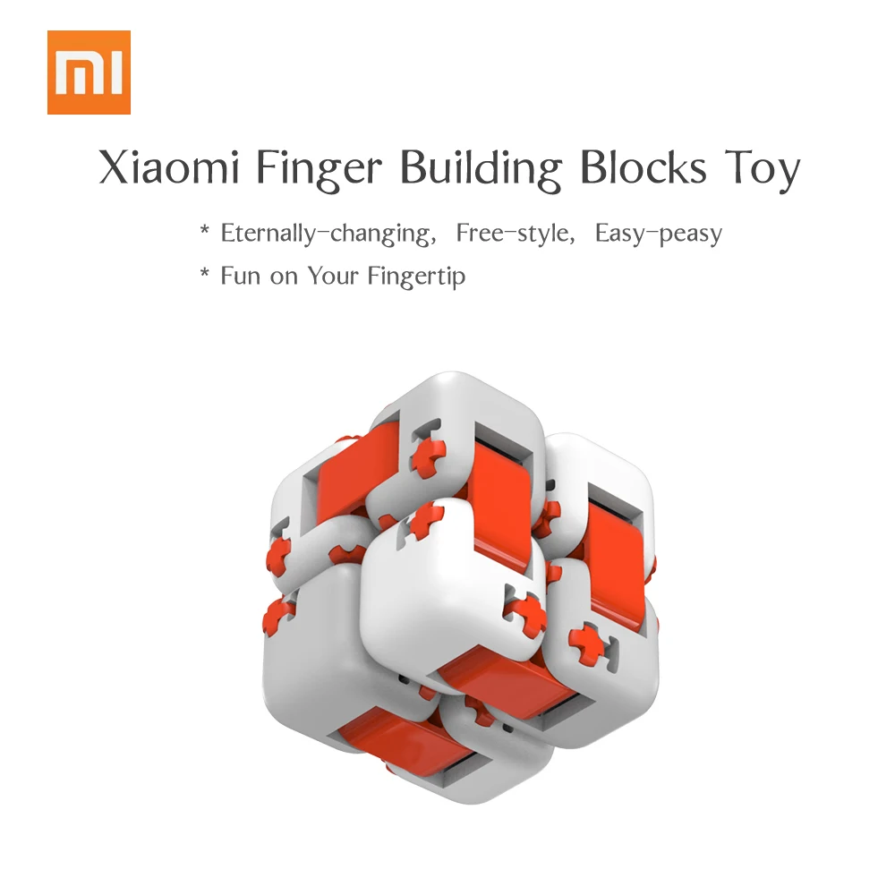 Кубик Xiaomi MITU самодельные сборные строительные блоки Спиннер для пальцев