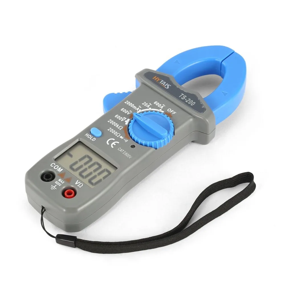 

HYTAIS TS200 600A 600V Voltmeter Multimeter Digital Clamp Meter Multimeter Voltage Current Resistance Clampmeter AC/DC Tester