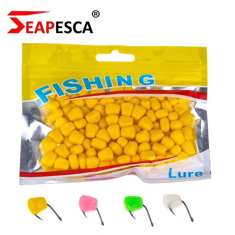 SEAPESCA 100 шт./лот красочные мягкие кукурузные рыболовные приманки 10 мм поплавки
