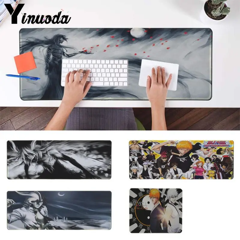 

Yinuoda Cool New Bleach anime art Keyboards Mat Rubber Gaming mousepad Desk Mat Customized laptop Gaming small mouse pad