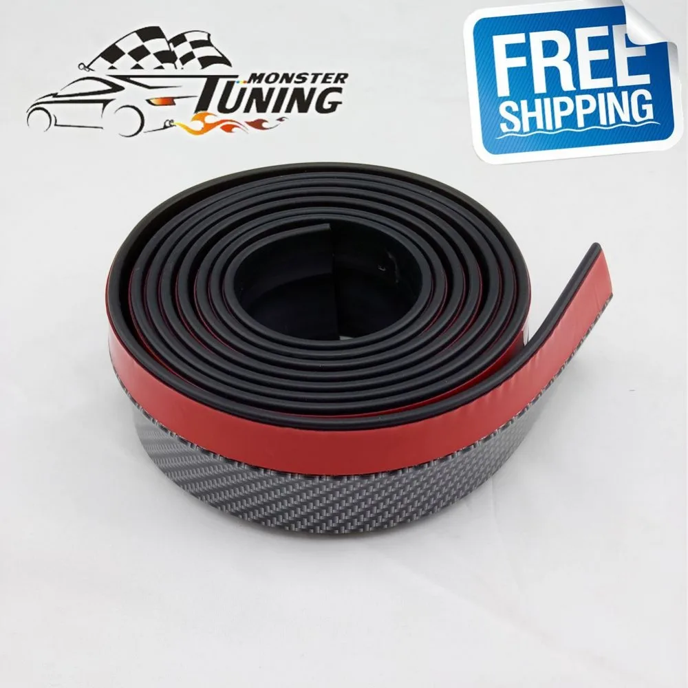 Buy Free Shipping Black Soft Carbon Fiber Rubber Car