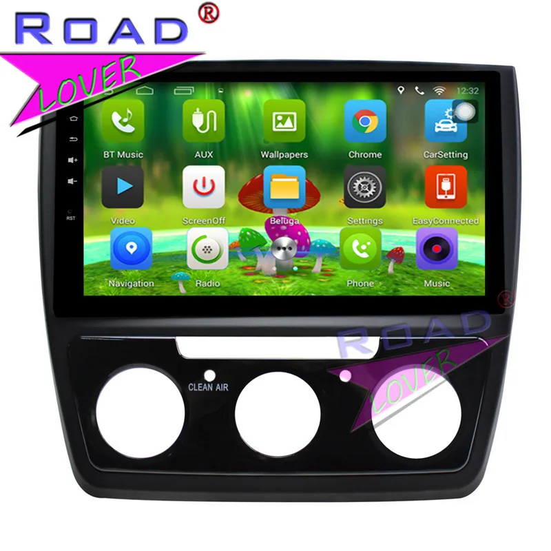 Excellent TOPNAVI Android 6.0 2G+32GB 10.1Inch Quad Core Car Media Center Player For Skoda Yeti 2016 Stereo GPS Navigation NO DVD MP4 2Din 1
