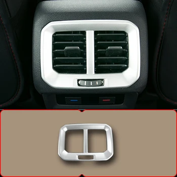 

For VW Volkswagen Tiguan 2017 2018 ABS Interior Armrest Box Rear Air Condition Vent Outlet Cover Trim 1pcs Car Styling