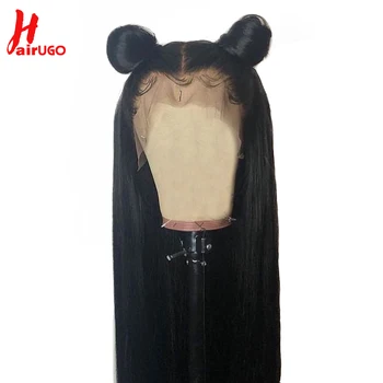 

Brazilian Hair 360 Lace Frontal Wig Straight Wigs Lace Frontal Human Hair Wigs For Black Women HairUGo Non-Remy Human Hair Wigs