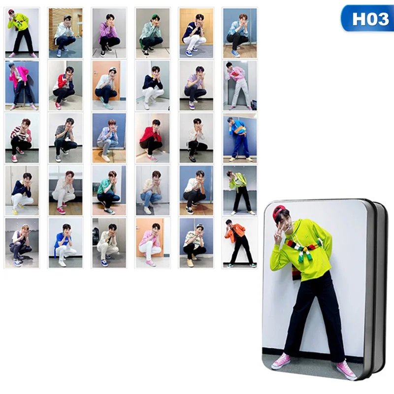 30 шт./компл. TXT TOGETHER Team Album Photo Card самодельный LOMO Card Photocard - Цвет: H03