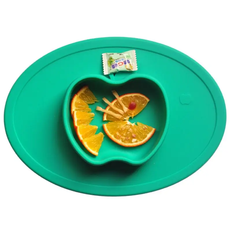 Блюда с героями мультфильмов для детей Противоскользящий силиконовый еда тарелка чаша младенцев Дети поднос для кормления