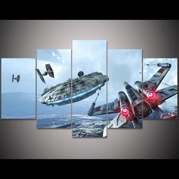 

5pcs diy Diamond Painting Cross Stitch Star Wars Space ship full square Diamond Mosaic beaded Embroidery Rhinestones H297