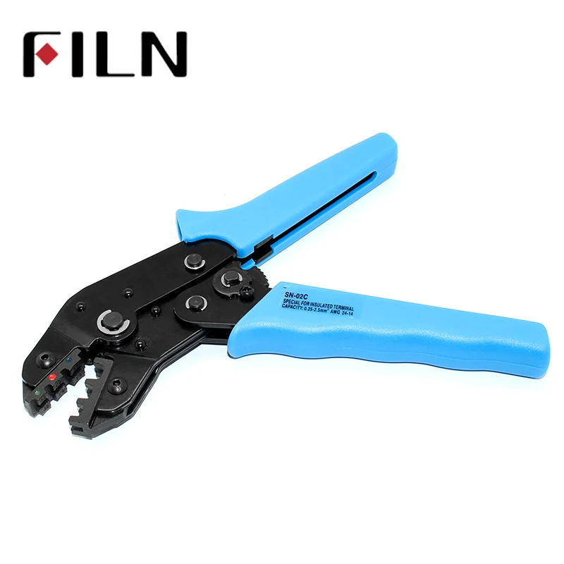 

SN-02C crimping tool crimping plier 0.25-2.5mm2 multi tool tools hands for insulated cold pressed terminal