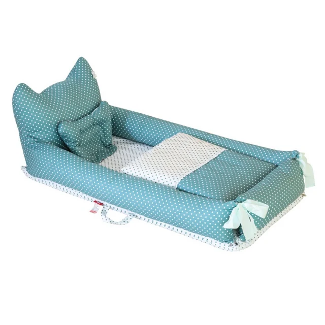 5PCS Portable Baby Crib Nursery Travel Folding Baby Crib Bag Infant