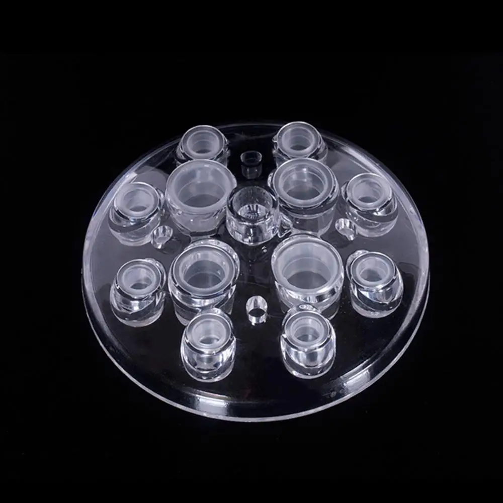 100 PCS Plastic Disposable Microblading Tattoo Ink Cups S/M/L Permanent Makeup Pigment Clear Holder Container Cap