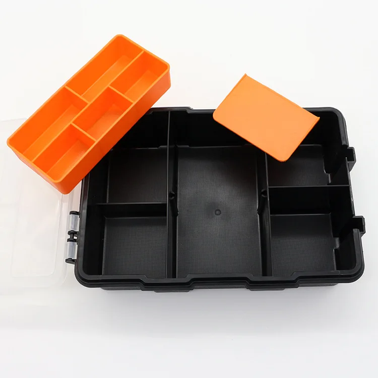 Plastic parts box packing  tool   bait  hardware fittings  frosted plastic screw receive a case small tool chest