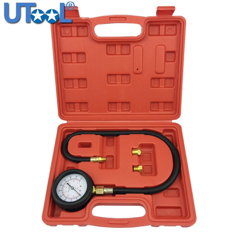 

TU-12 Engine Oil Pressure Tester Pressure Gauge Test Tool Kit Auto Car Pressure Tester Automotive Diagnostic Tool