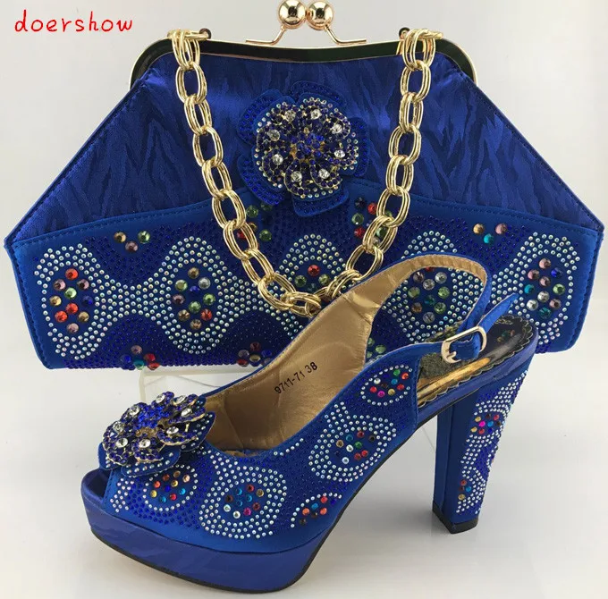 

doershow Italian shoe with matching bag set for party top quality matching shoes and bag italy new design shoe and bag setPME1-1
