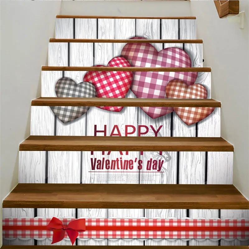 6 قطعة/المجموعة 18 سنتيمتر * 100 سنتيمتر 3D نافذة الدرج ملصقات muurstickers ديكور المنزل المعيشة غرفة نوم التفاف autocollants MA4