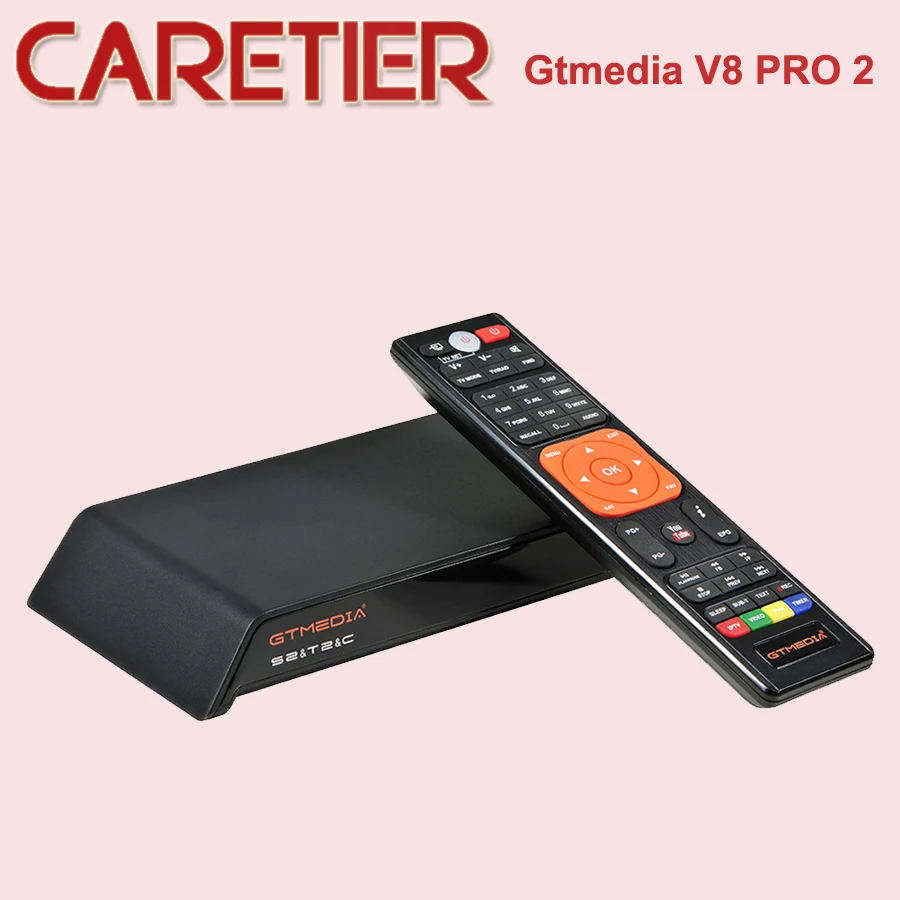 Спутниковый ресивер GTMedia V8 Pro2 DVB-T2/S2/Cable/S2X H.265 Встроенный 2,4G wifi Поддержка Ccam IP tv box