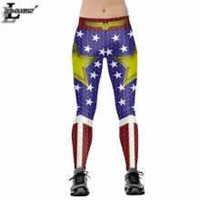 Lei-SAGLY DC леггинсы чудо-женские леггинсы летние размер плюс Фитнес Спортивная одежда леггинсы с высокой талией тренировки эластичные брюки AS52