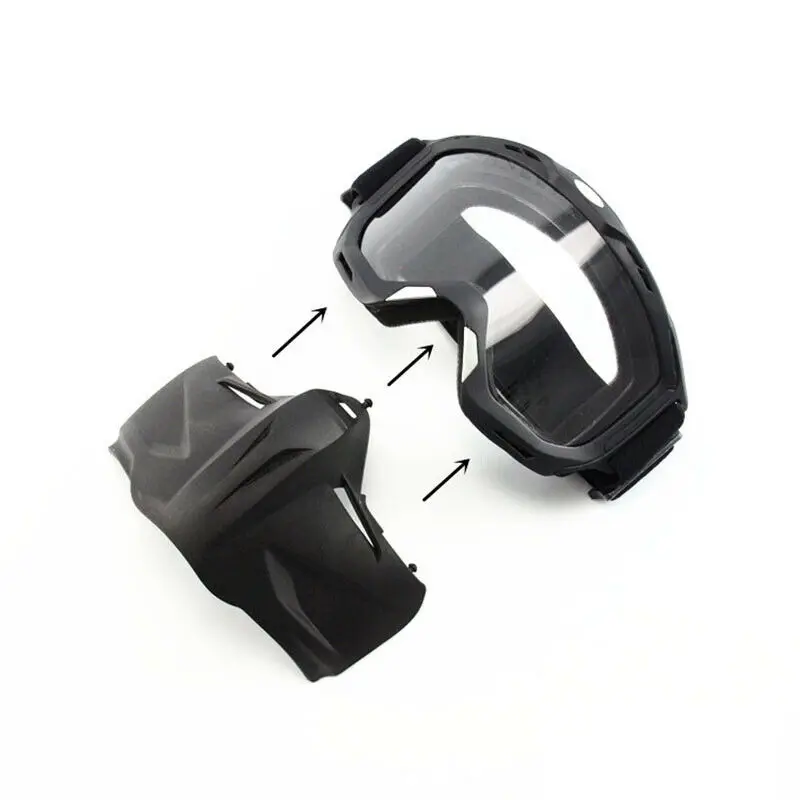 Tactical Full Face Mask Goggles Gel Blaster Paintball Protective Glasses Outdoor