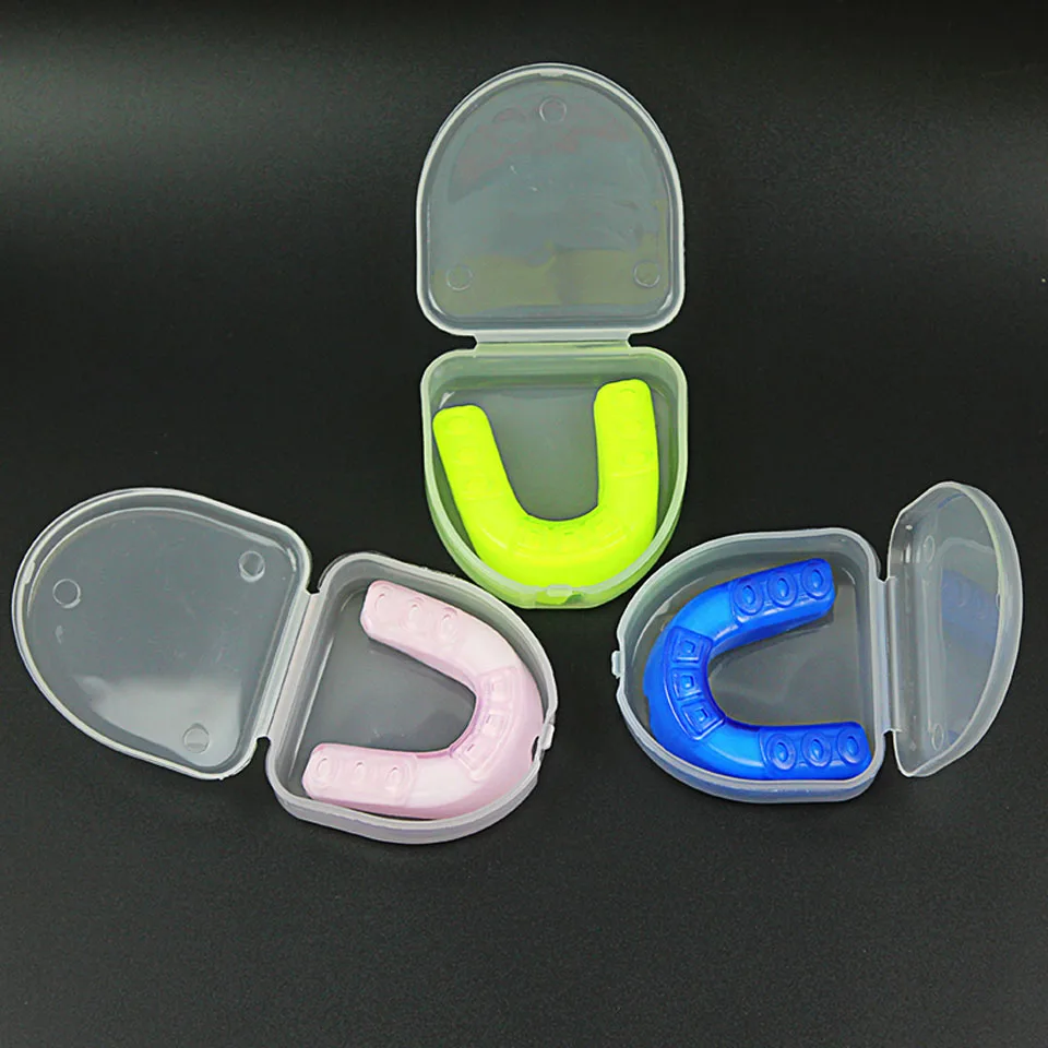 GOBYGO deporte boca guardia silicona dientes Protector niños jóvenes Protector bucal dientes protección para Rugby baloncesto boxeo