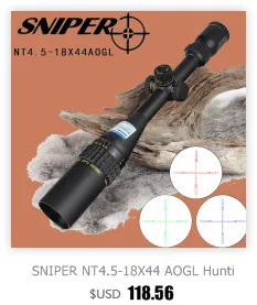 Ohhunt 4,5-18X44 SFIR тактическая оптика прицелы FFP первая фокальная плоскость RG Mil Dot стеклянная сетка с замком Сброс прицел