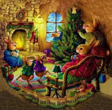 rabbit christmas