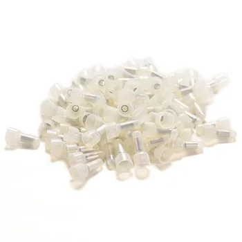 

Terminal 100Pcs Closed End Crimp Caps Size 16-14 AWG Gauge Nylon Wire Assorted Connector