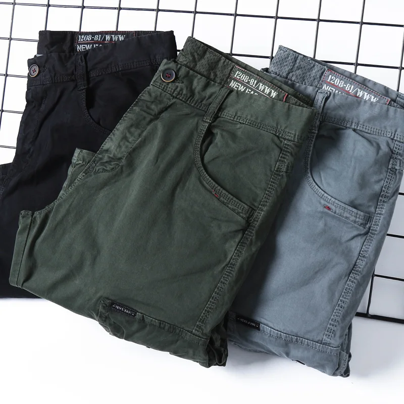 60% OFF Men Shorts Summer New Mens Hot Cotton Casual Shorts Quality Bottom Elastic Waist Fashion Brand Shorts Men