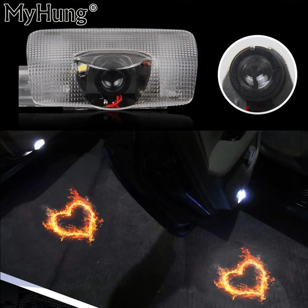 2Pcs LED Car Door Laser Projector Logo Door Ghost Shadow LED