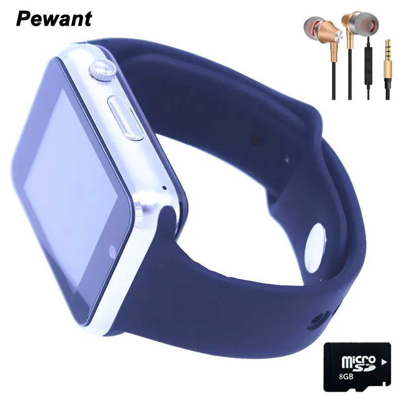 Pewant Wearable Devices W88 Smart Watch Men With Passometer Camera SIM Card Call Bluetooth Smartwatch For