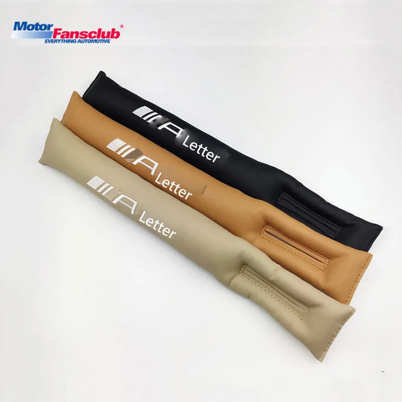 

2Pcs PU Leather Car Styling CLA Seat Gap Leakproof Soft Pad Fillers Protective For Mercedes Benz AMG W203 W210 W211 W204 CLS CLK