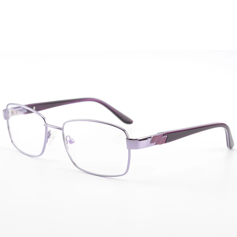 Full Rim Women Metal Eyewear Frames High Quality Eyeglasses Purple