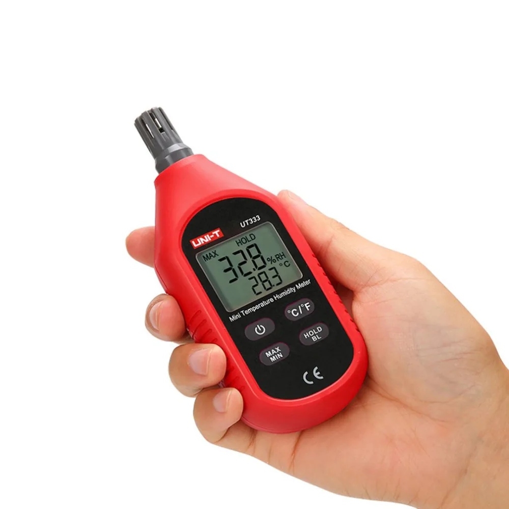 UNI-T UT333 Mini Thermometer Hygrometer LCD Digital Temp Air Temperature Tester Humidity Meter Moisture Sensor Portable | Инструменты