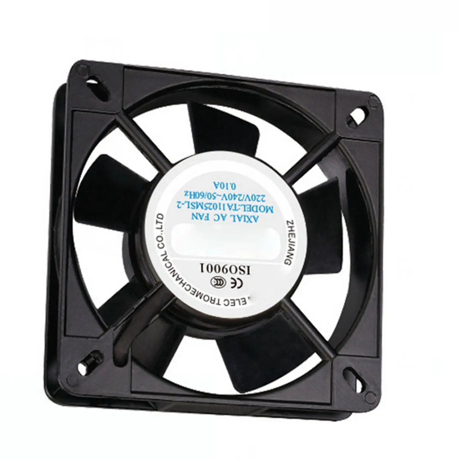 220V AC 110x110x25mm Axial Radiator Fan 47CFM 2100RPM Ball Bearing High Speed