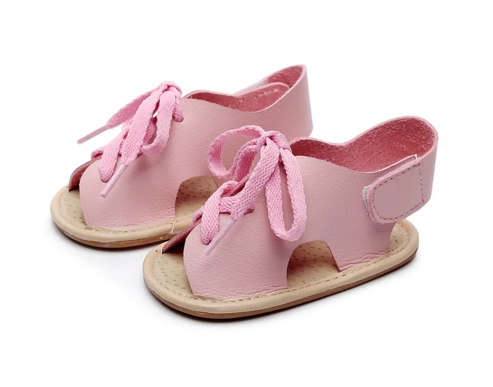 baby girl lace up sandals