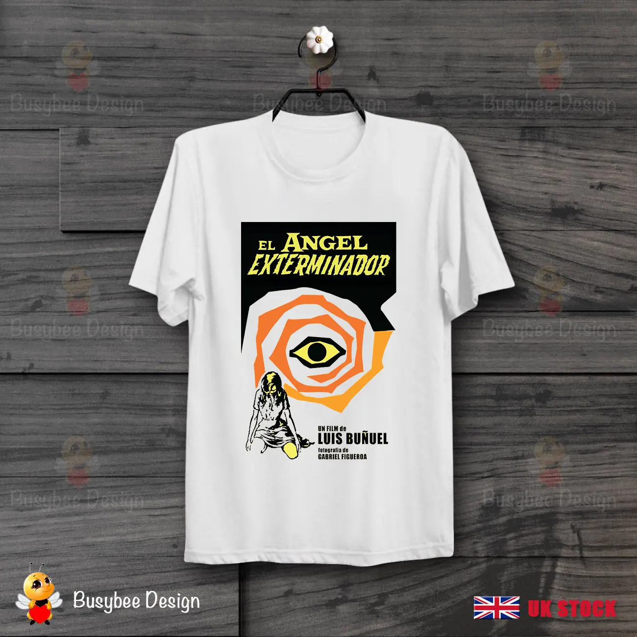 El Angel Exterminador а-ля 60ые солнцезащитных киноплакат Симпатичные ботинки в ретро-стиле