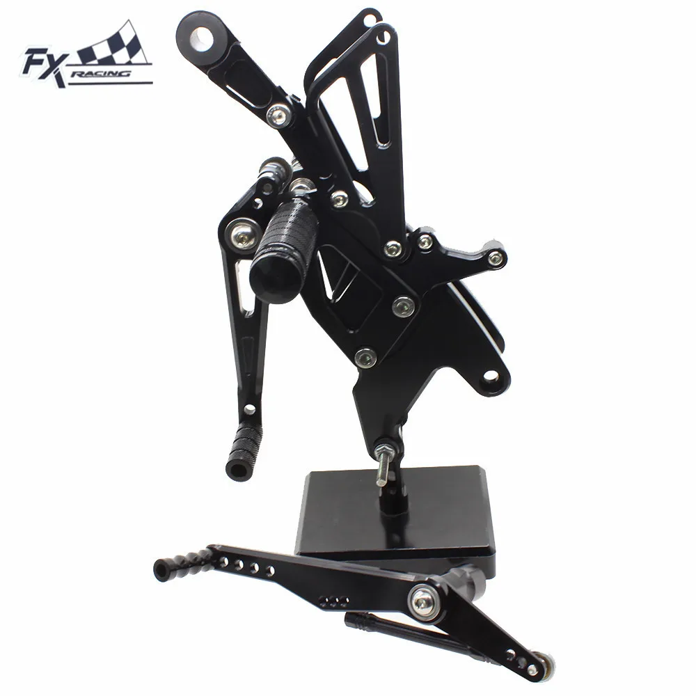 

CNC Motorcycle Foot Pegs Rest Footpegs Pedals Rearset Footrest Rear Set For Yamaha YZF R1 YZFR1 YZF-R1 2015 2016 2017 2018