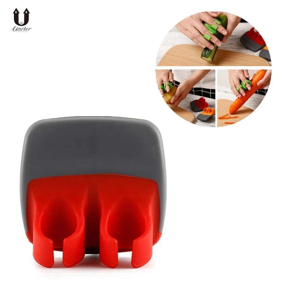 

Uarter Double Fingers Design Cutter Peelers Stainless Steel Paring Knife Durable Parer Potato Carrot Grater Kitchen Tools