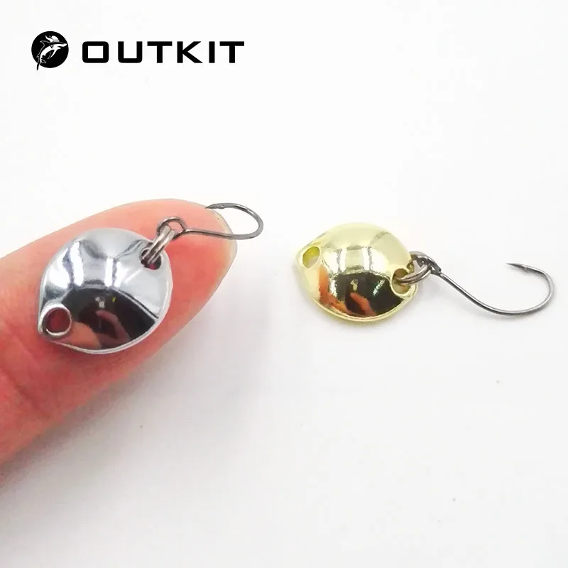 OUTKIT 1 шт. Высокое качество 1,4 см 1,8 г мини-ложка приманка жесткая наживка, Спиннербейт Isca искусственный воблер PESCA рыболовные снасти