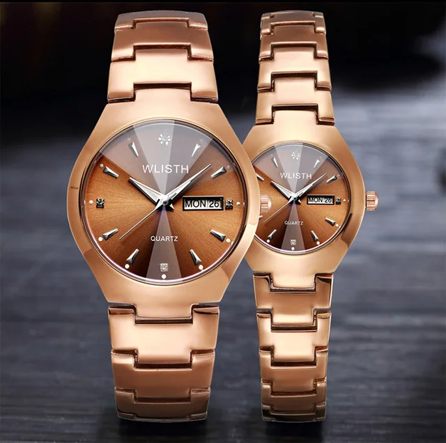 2018 WLISTH Top Brand Men Watch Tungsten Steel Lovers Rose Women Couple Chinese- 2018 WLISTH Top Brand Men Watch Tungsten Steel Lovers Rose Women Couple Chinese-